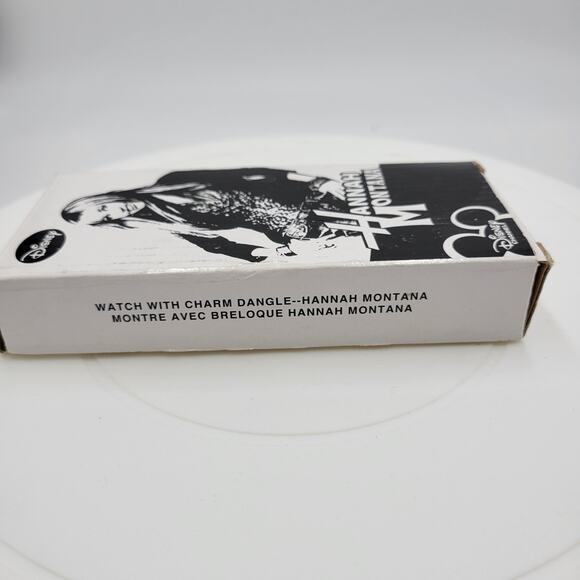 Vintage Disney Hannah Montana Watch Pink Purple Heart Charm Miley Cyrus New Box - Picture 13 of 14